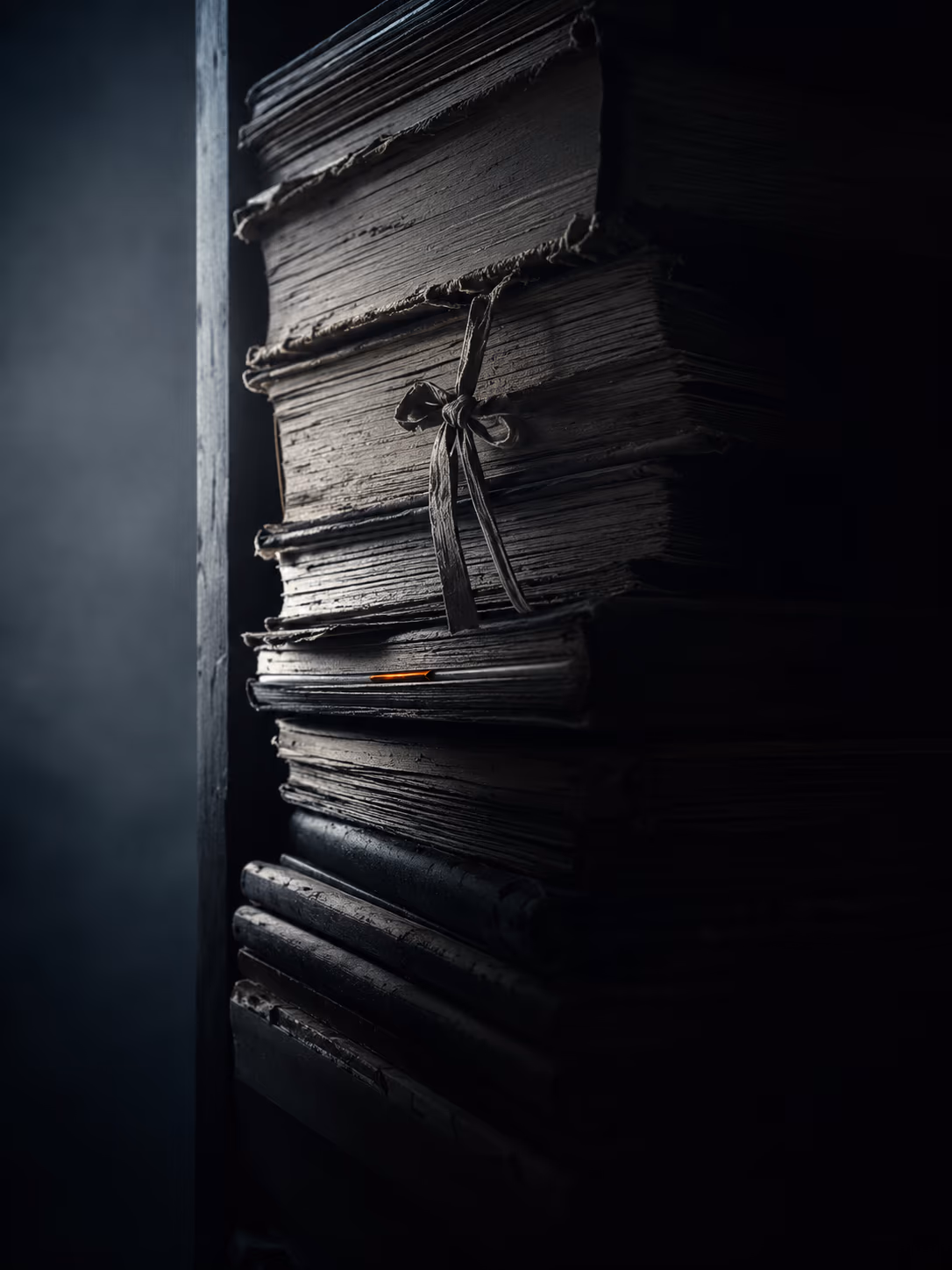 Detalhe do arquivo do escritório